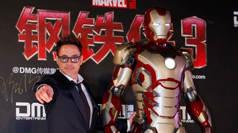 Премьера «Железного человека 3» в Китае