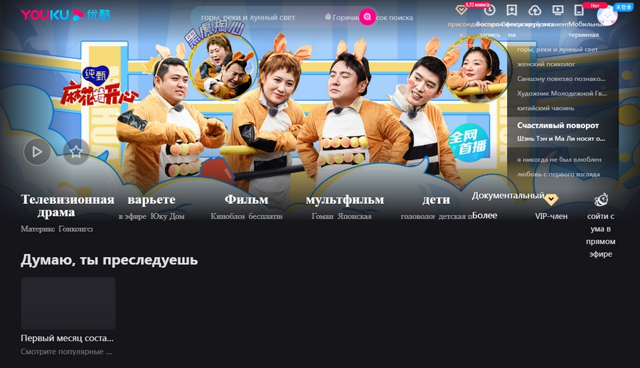 Youku на русском языке